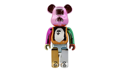 BAPE 25th Anniversary Bearbrick "Multicolor Foil XXV 400%" MEDI3060