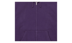 Cut Out Zip Up Hoodie "Dark Purple" SU27263