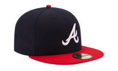 59FIFTY Atlanta Braves Fitted Cap "Navy / Red" 70361069