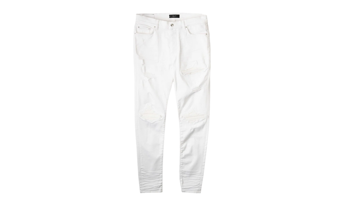 MX1 Leather Patch Jeans "White" MBMX1 LTHWHT WHITE