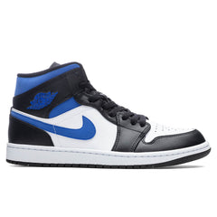 Air Jordan 1 Mid - White/Racer Blue/Black