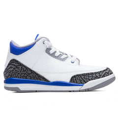 Air Jordan 3 Retro (PS) 'Racer Blue' - White/Cement Grey