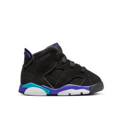 Air Jordan 6 Retro (TD) 'Aqua' - Black/Bright Concord/Aquatone