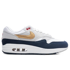 Air Max 1 'Olympic' - Obsidian/Metallic Gold/White