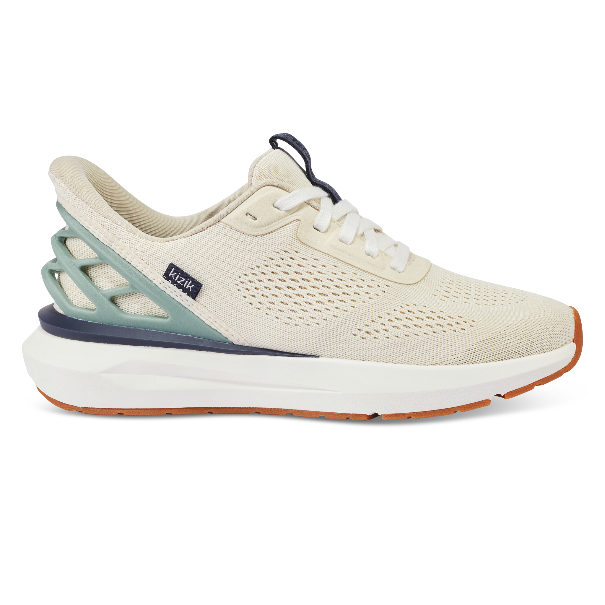 Kizik Whitecap Grey Athens 2 Men's Hands Free Step In Sneakers MATH2503
