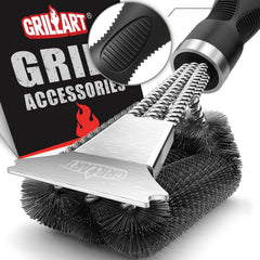 Heavy-Duty BBQ Grill Brush & Scraper 🔥