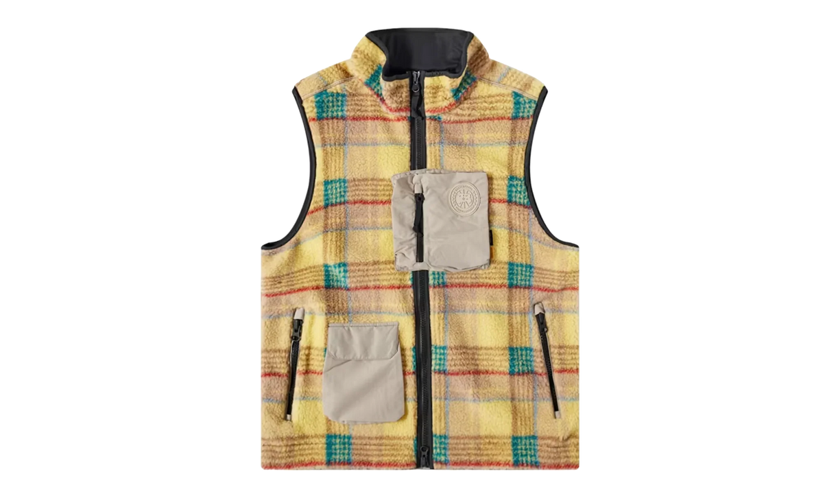 NBA with UNION Legion Fleece Vest "Tartan Gold" 34357237 GOLD