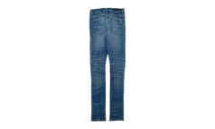 MX1 White Leather Patchwork Jeans "Classic Indigo (2017)" AMLPWJCI2017