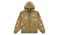Patchwork Washed Hoodie "Green" KS004