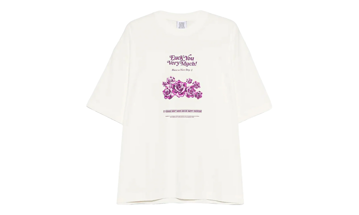 Fuck You Very Much T-Shirt "Vanilla" ME76TR263V VANI
