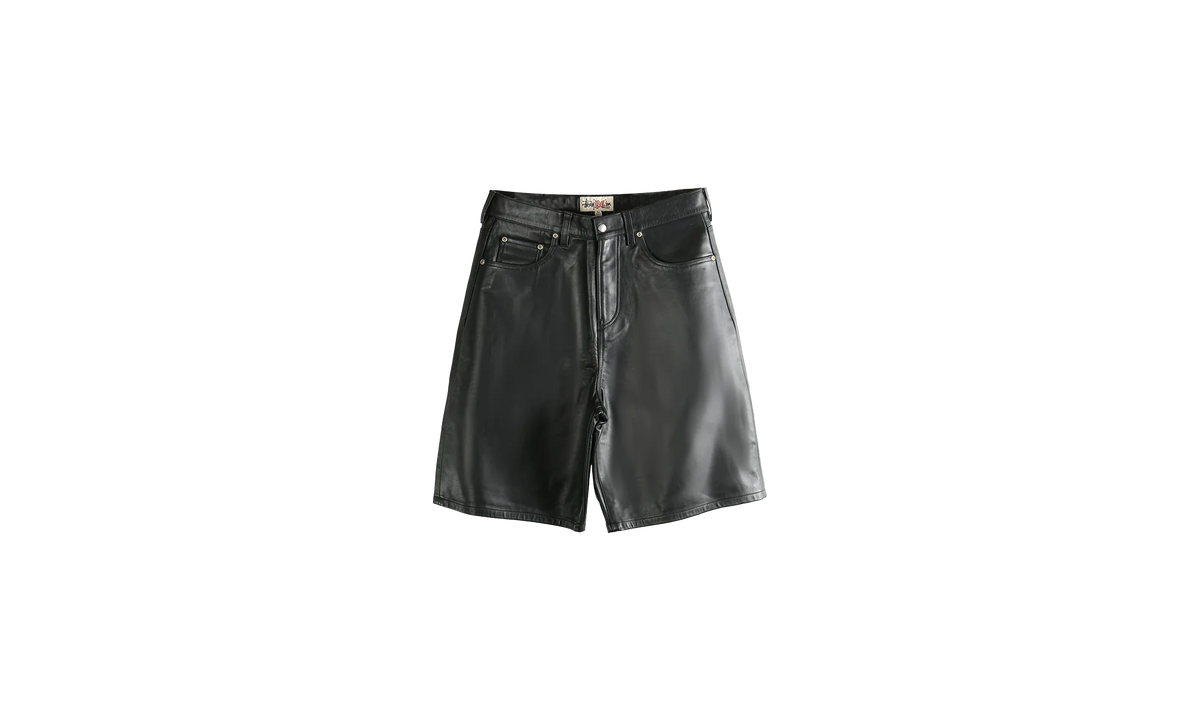 Big Ol Leather Shorts "BLAC BLACK" 112315 BLAC