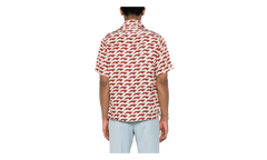 Dolce Vita Silk Shirt "Red / Cream" RHPS24SR07174307 RCR