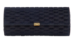 Kithmas Monogram Suede Leather 3-Watch Roll "Ink" KHMSL0039 432