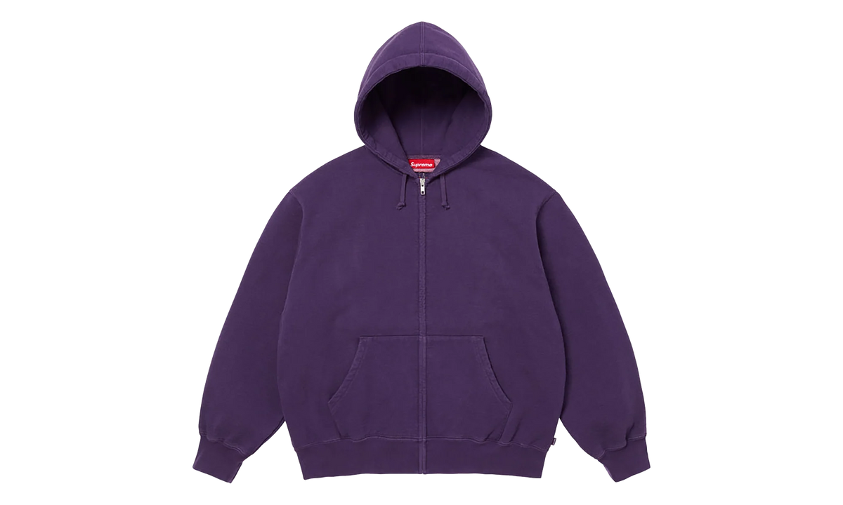 Cut Out Zip Up Hoodie "Dark Purple" SU27263