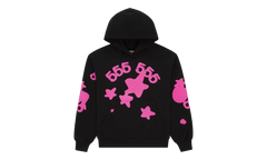 BELUGA ANGEL NUMBER HOODIE "Black/Pink" SP5der404