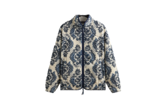 Damask Floral Sherpa Harper Jacket "Sandrift" khm010821 104