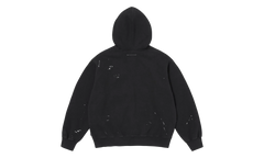 MM6 Maison Margiela Box Logo Zip Up Sweatshirt "SS26 - Black" SU27169