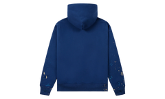 Sequin Splatter Paint Hoodie "Blue" P401 MFNZ425