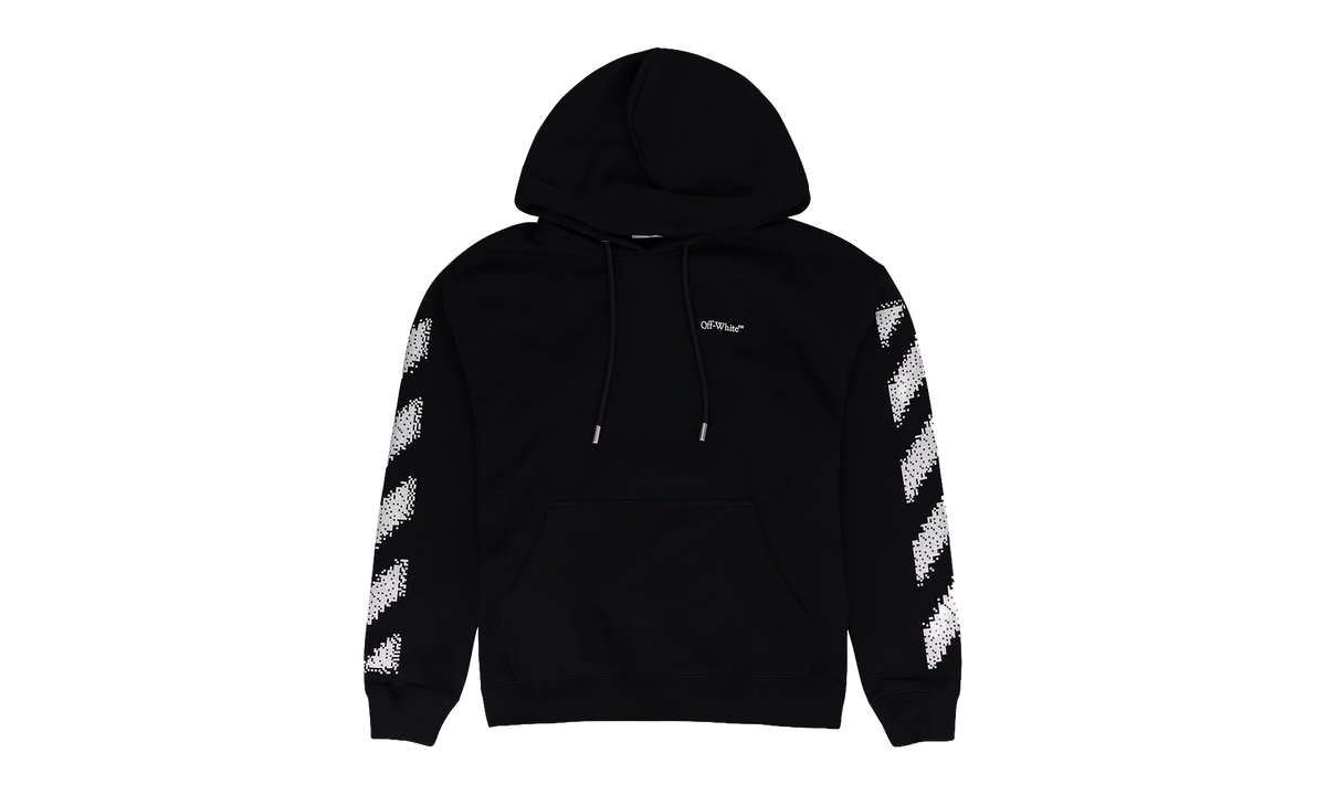 Pixel Diag Skate Hoodie "Black" OFW-MHDS-0213