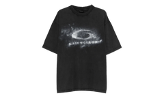 Crayon Logo T-shirt "Washed Black" 764235 TTVN5 9034