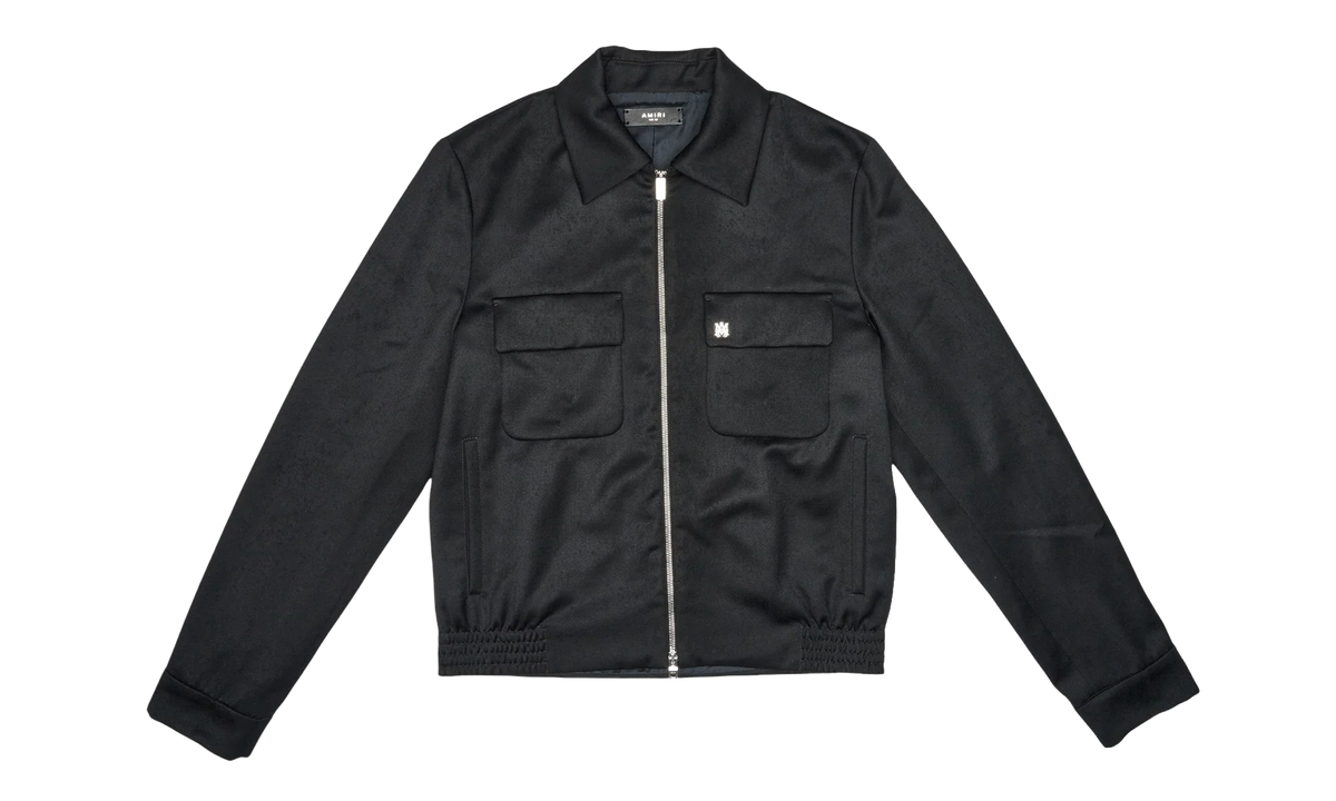 Double Pocket Zip Up Track Jacket "Black" PF23MTJ002 001