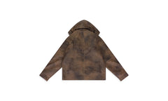 CLASSIC LEATHER JACKET "Green / Brown" WDWMOTW 0031