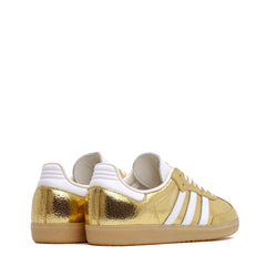 Adidas Women Samba OG Gold Metallic Cracked Leather KI5719