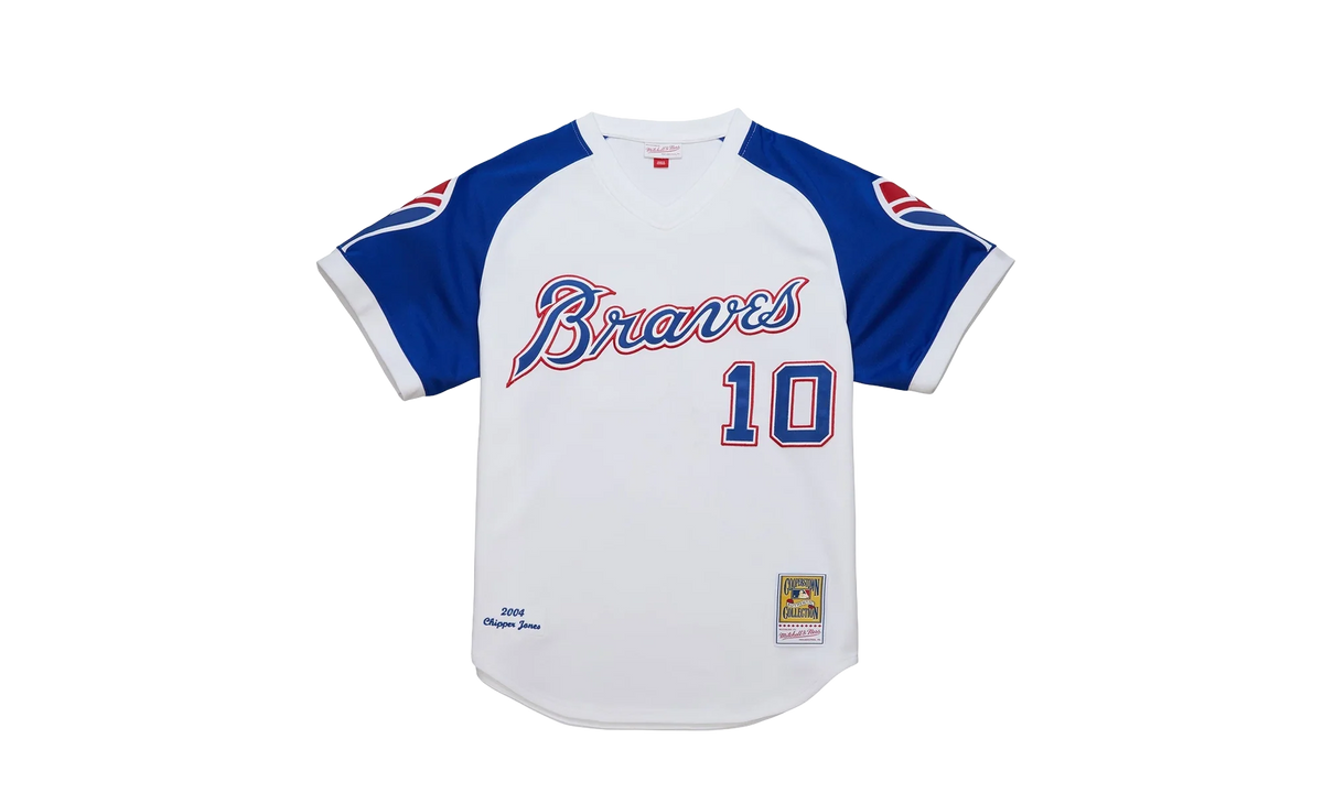 MLB Chipper Jones Alternate Jersey "2004 Atlanta Braves - Blue" AJY17188 ABR04CJOWHIT