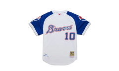 MLB Chipper Jones Alternate Jersey "2004 Atlanta Braves - Blue" AJY17188 ABR04CJOWHIT
