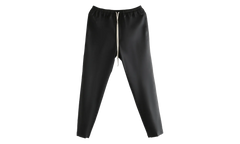 Drawstring Slim Long Pants "Black" RU01F2390 ZL 09