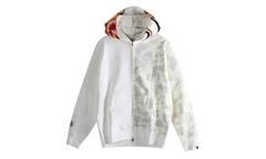 City Camo Tiger Shark Full Zip Hoodie "White" 1L80115009 WHT