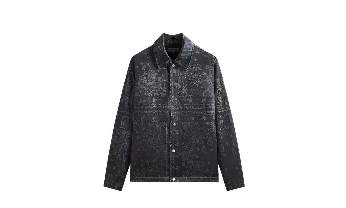 Panelled Bandana Long Sleeve Coaches Jacket "Black" khm033607 001