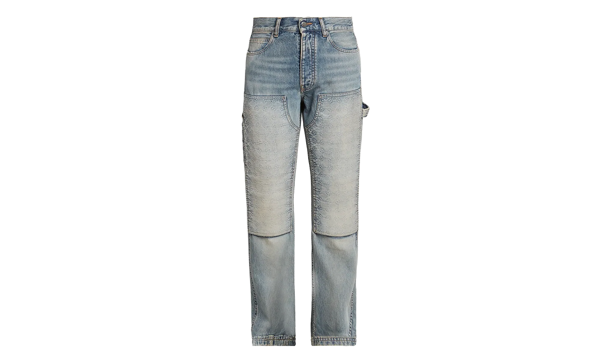 Debossed MA Quad Carpenter Jeans "Antique Indigo" AMDNGH1055 406