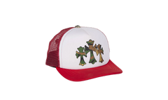 Triple Cross Trucker Hat "Red/White" CHRM0054