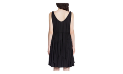 SLEEVELESS GATHERED SHORT DRESS "Black" RW DR0009 4893 P24 10