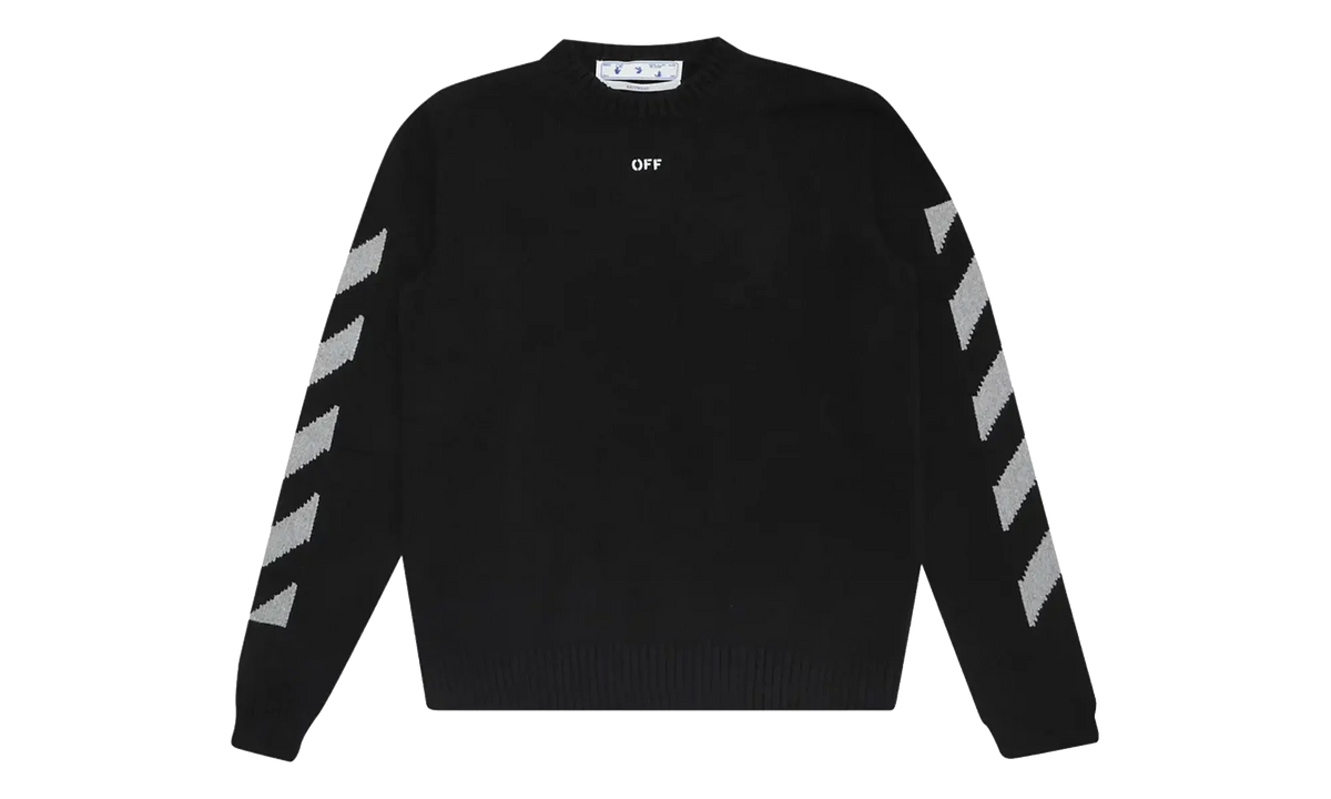 Arrow Knit Crewneck "Black" OMHE023R21KNI0011041