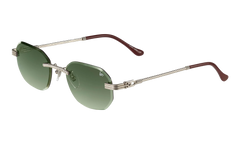 Hustler Rimless Drill Mount 24KT "White Gold / Army Green" DMHU2 0040 42D5