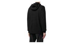Logo-Intarsia Knitted Hooded Sweatshirt "Black" MON10
