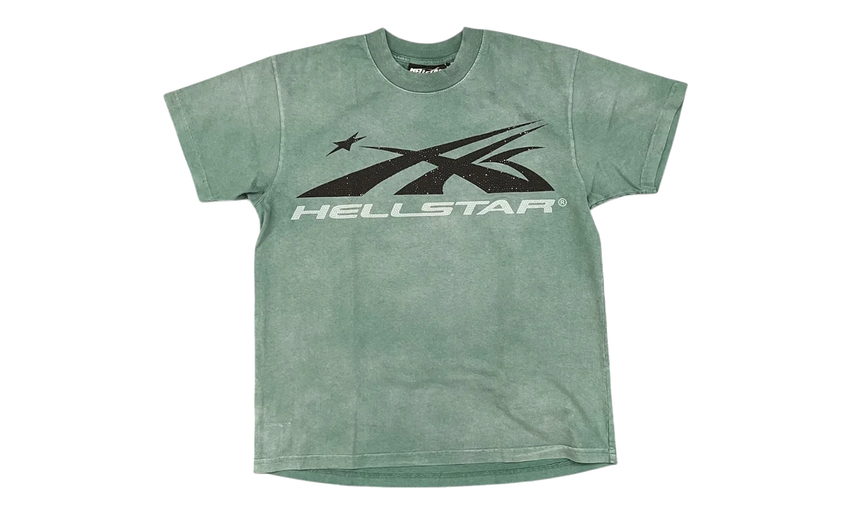 Classic Logo Rhinestones T-Shirt "Green" HSR284