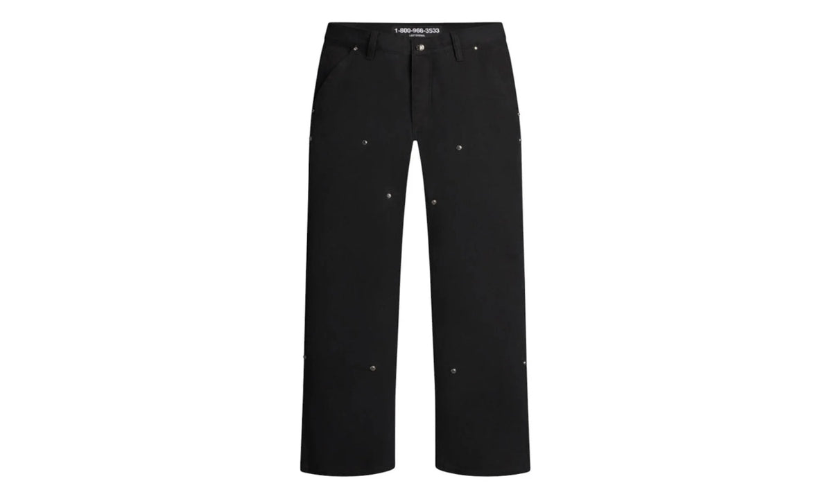 Detached Double Knee Pants "Black" 10062672