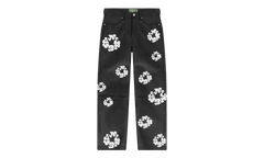 Levi's Leather Cotton Wreath Logo Pants "Black / White" DT340