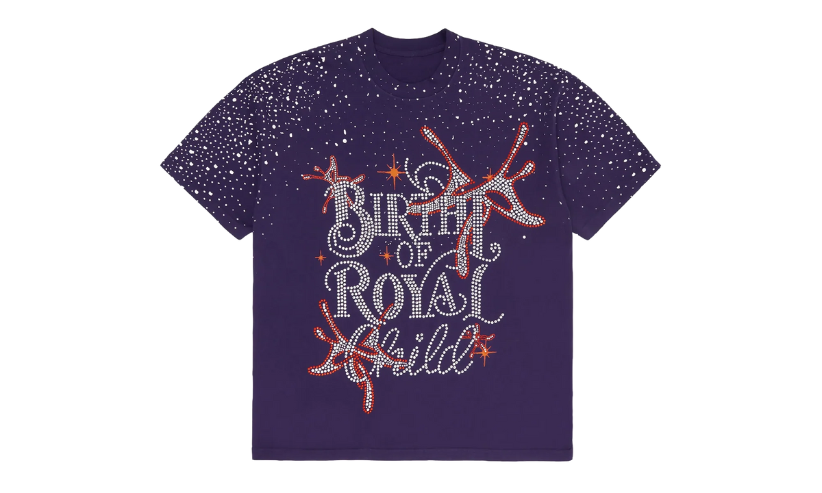 Rhinestone T-Shirt "Young Thug - Purple" 3VTHVDXD