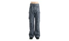 Double Cargo Jeans "Washed Grey" DU02E7361 DGY 58