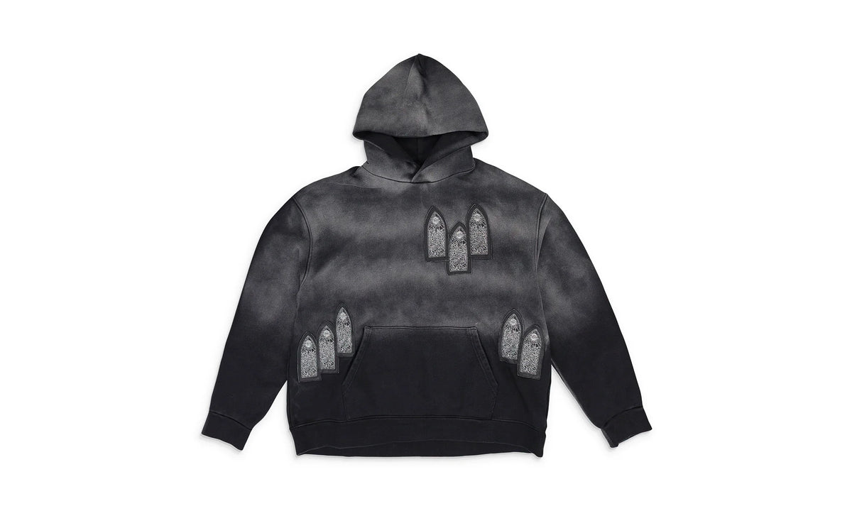 Faded Pullover Hoodie "Black" 1110080002FW24