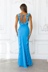 All Night Affair Maxi Dress Blue