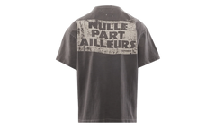 Everywhere and Nowhere Tee "Washed Black" FW25TEE014 BLK