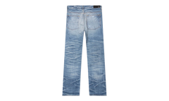 Pleated Denim Straight MX1 Jeans "Honeycomb Indigo" AMDNGH1087 HONE