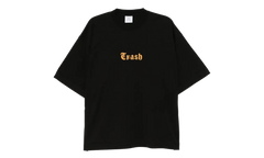 Trash Embroidered Regular T-shirt "Black" UH76TR540B BLAC