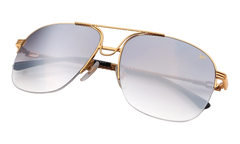 Collins Half Rim 24KT "Yellow Gold / Charcoal Black Flash Pink" MPCL2 0003 54T6