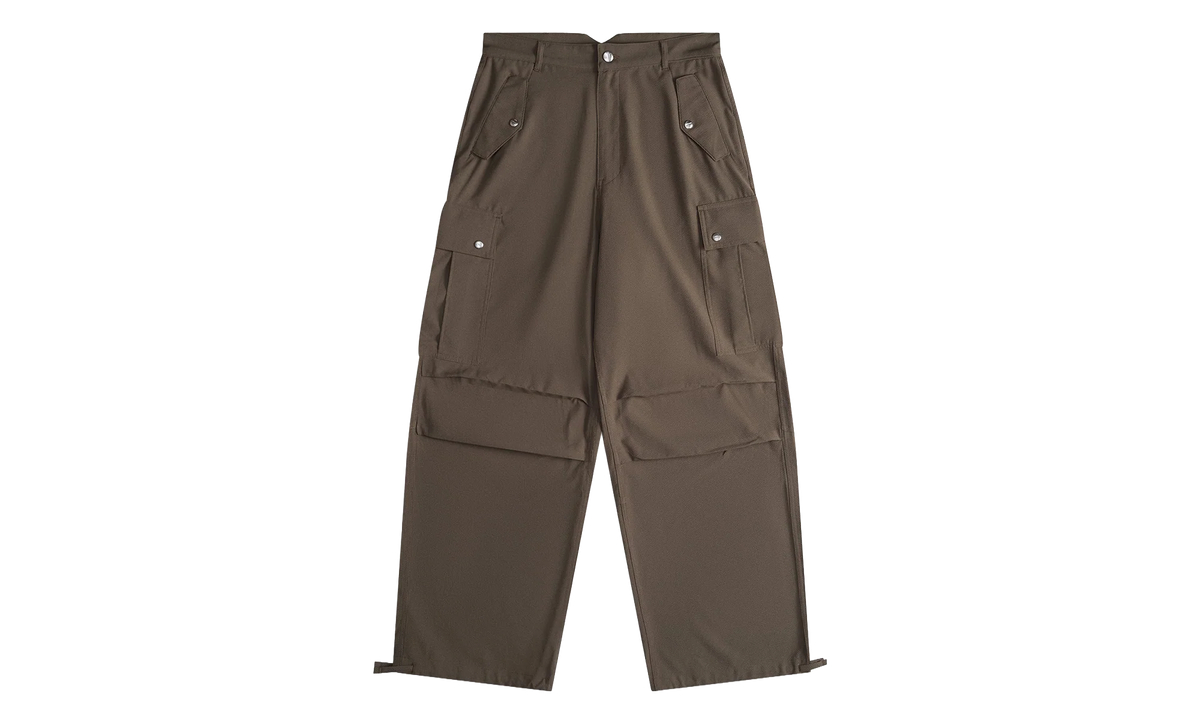 Seersucker Parachute Pants "Olive" RHPS24PA12320372 OLV